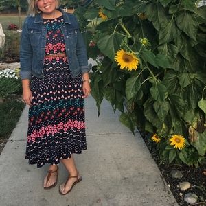 Boden floral sleeveless dress, size 10L